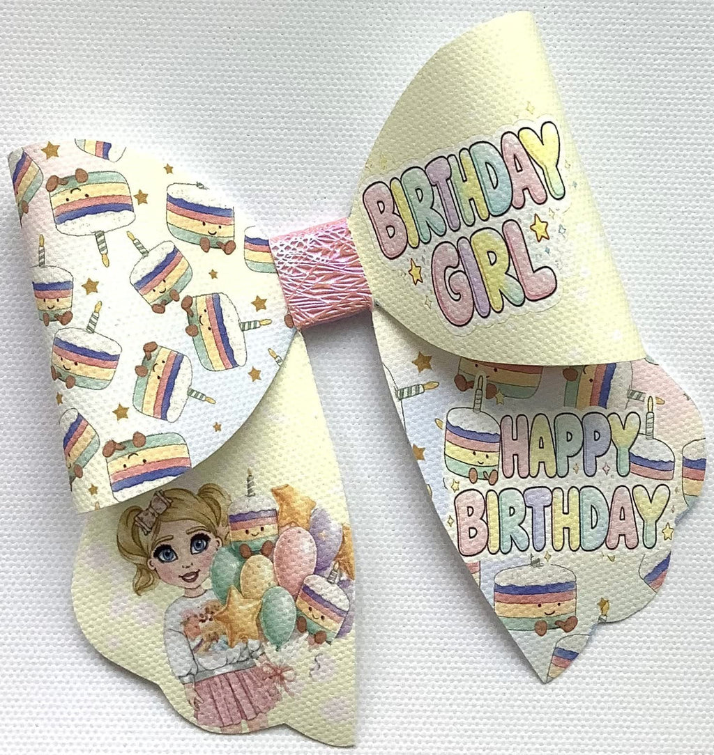 Birthday Girl Hair Bow