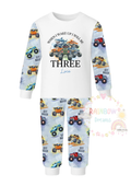 Birthday Pyjamas - Monster Trucks