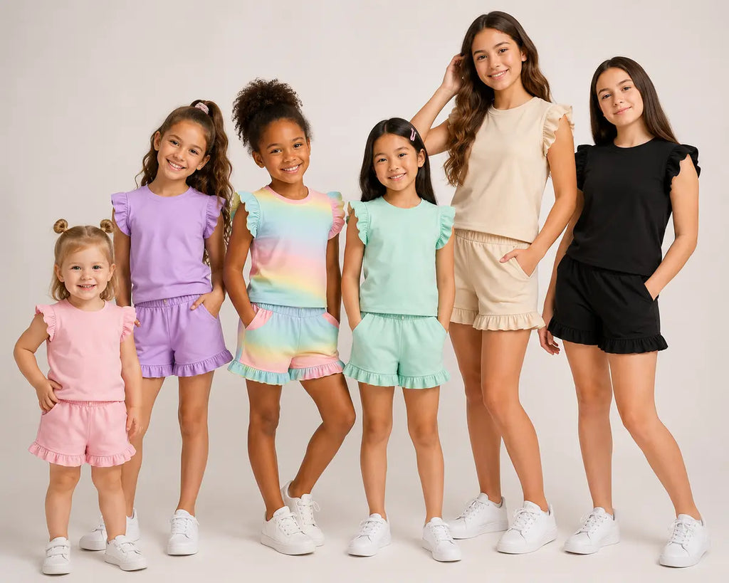 Custom Frill Shorts Set