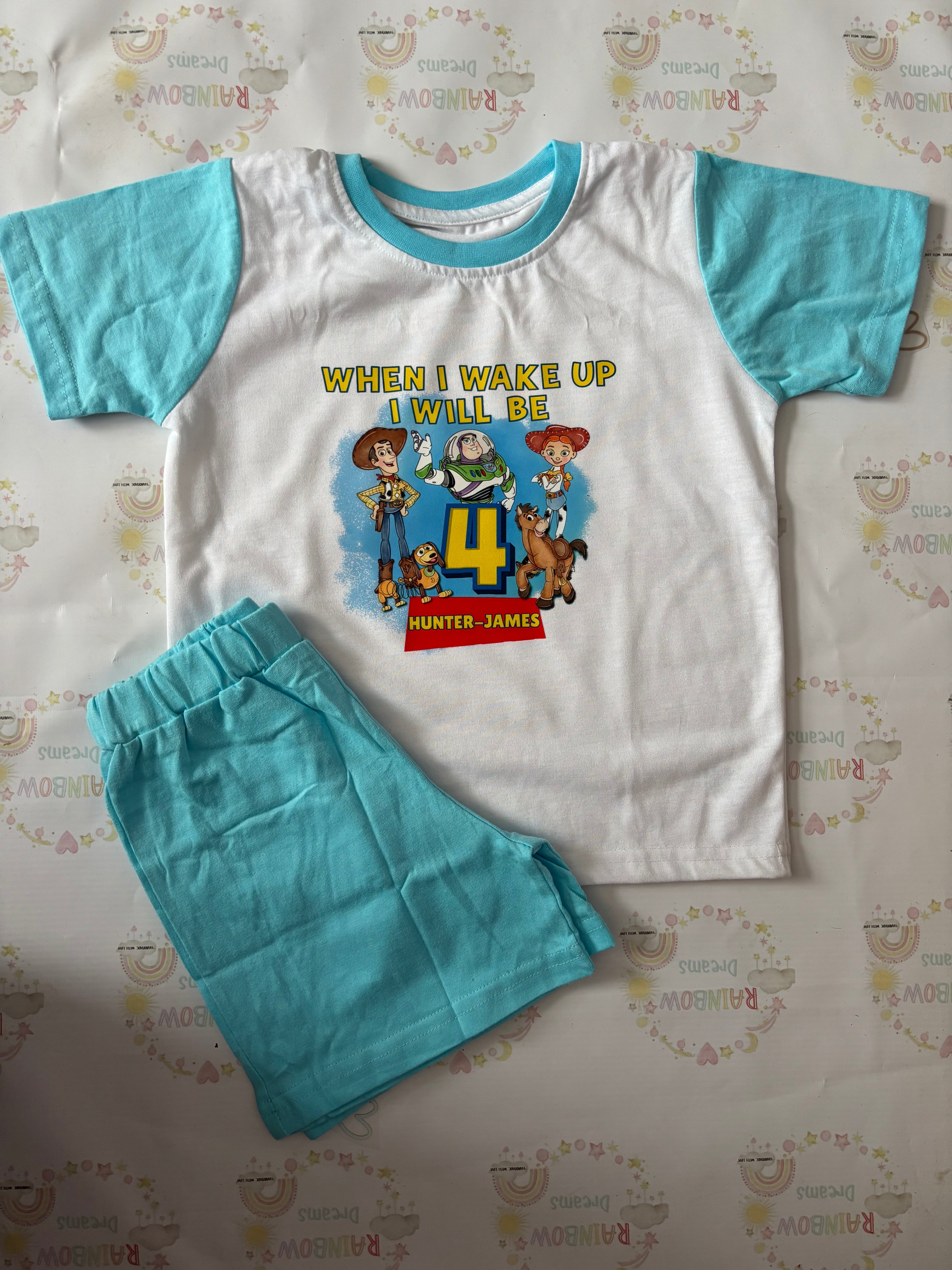 Custom Shorts and Tshirts Set