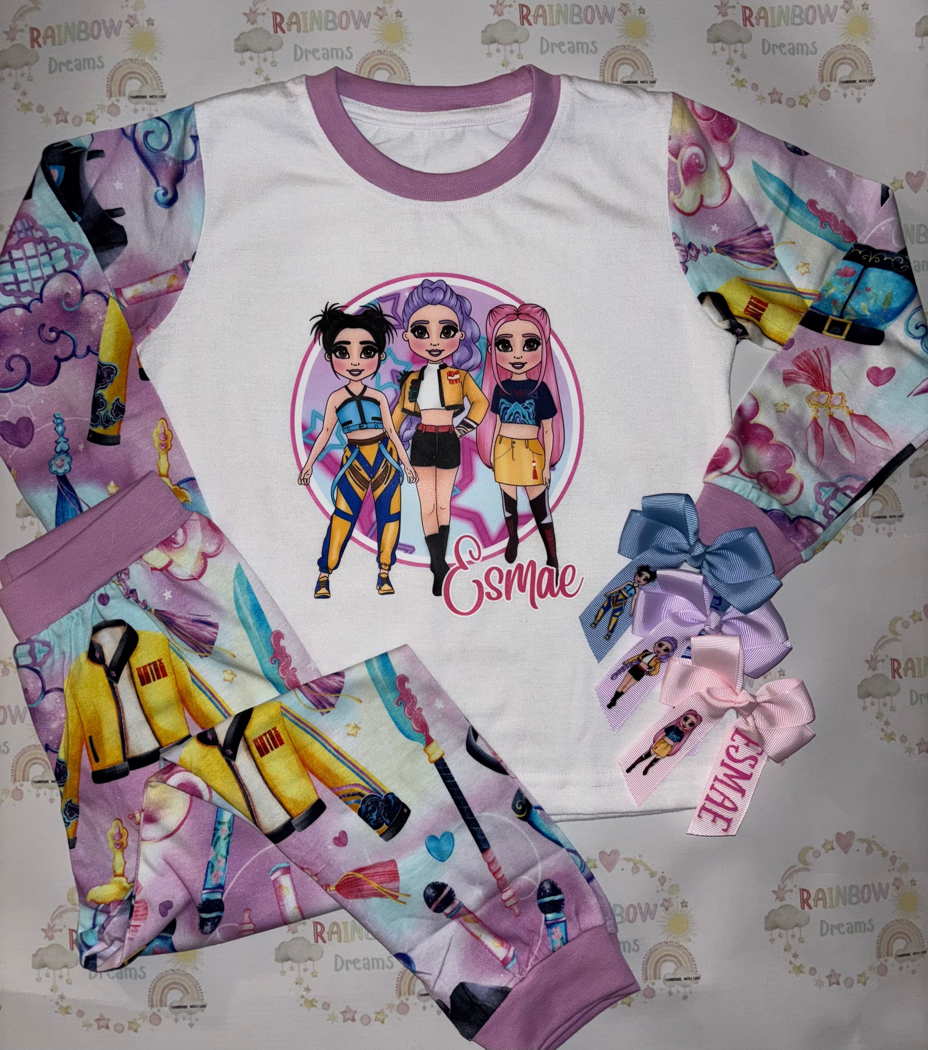 Personalised K-pop pyjamas