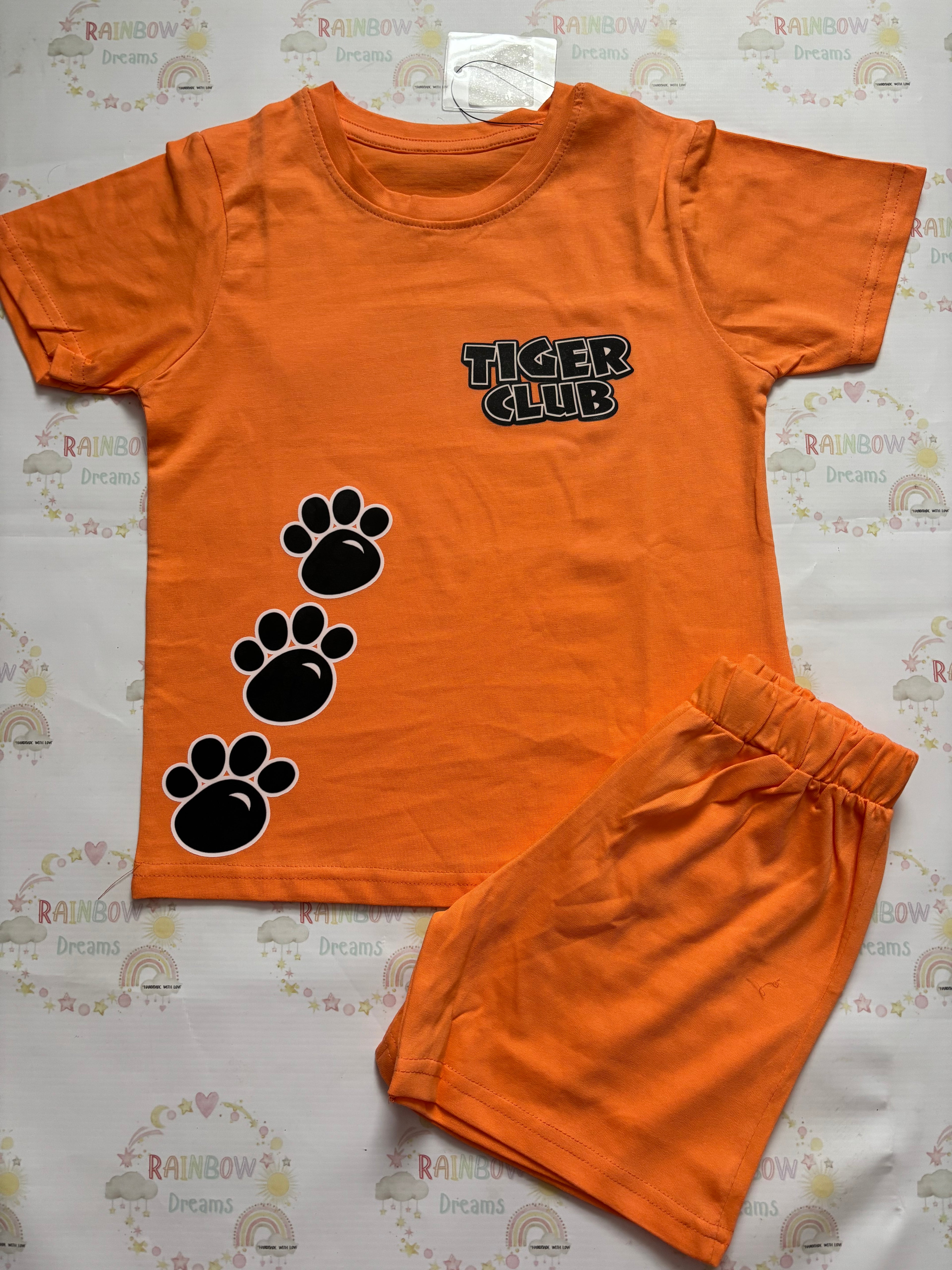 Tiger Club Shorts Set