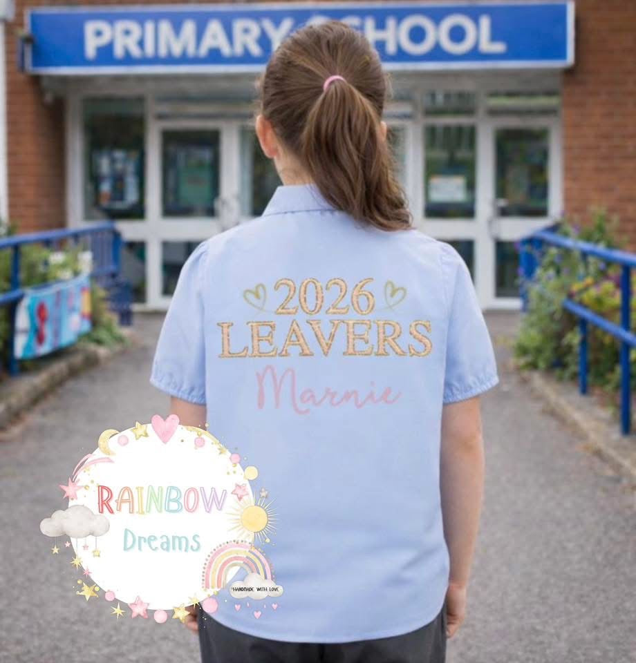 School Leavers Shirt - Blue