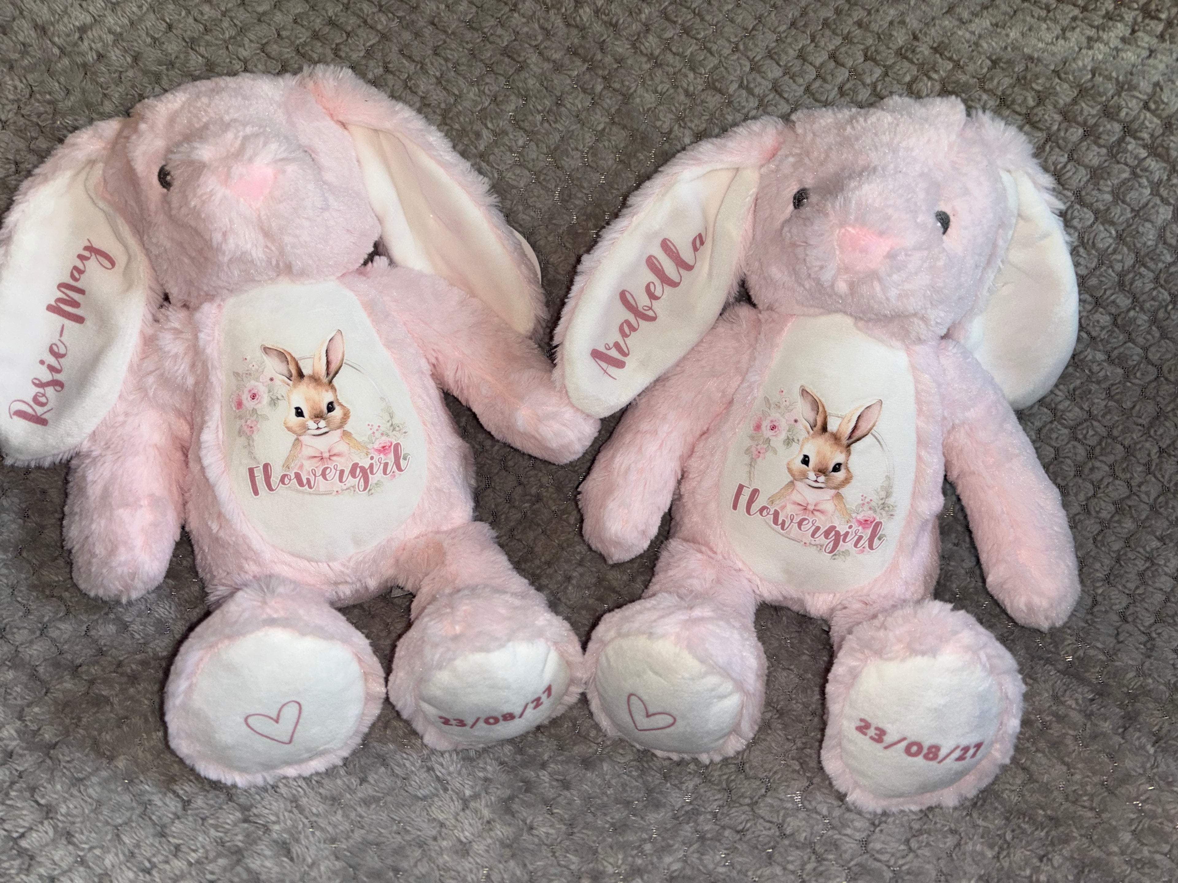 Personalised Flowergirl/Page Boy Bunny