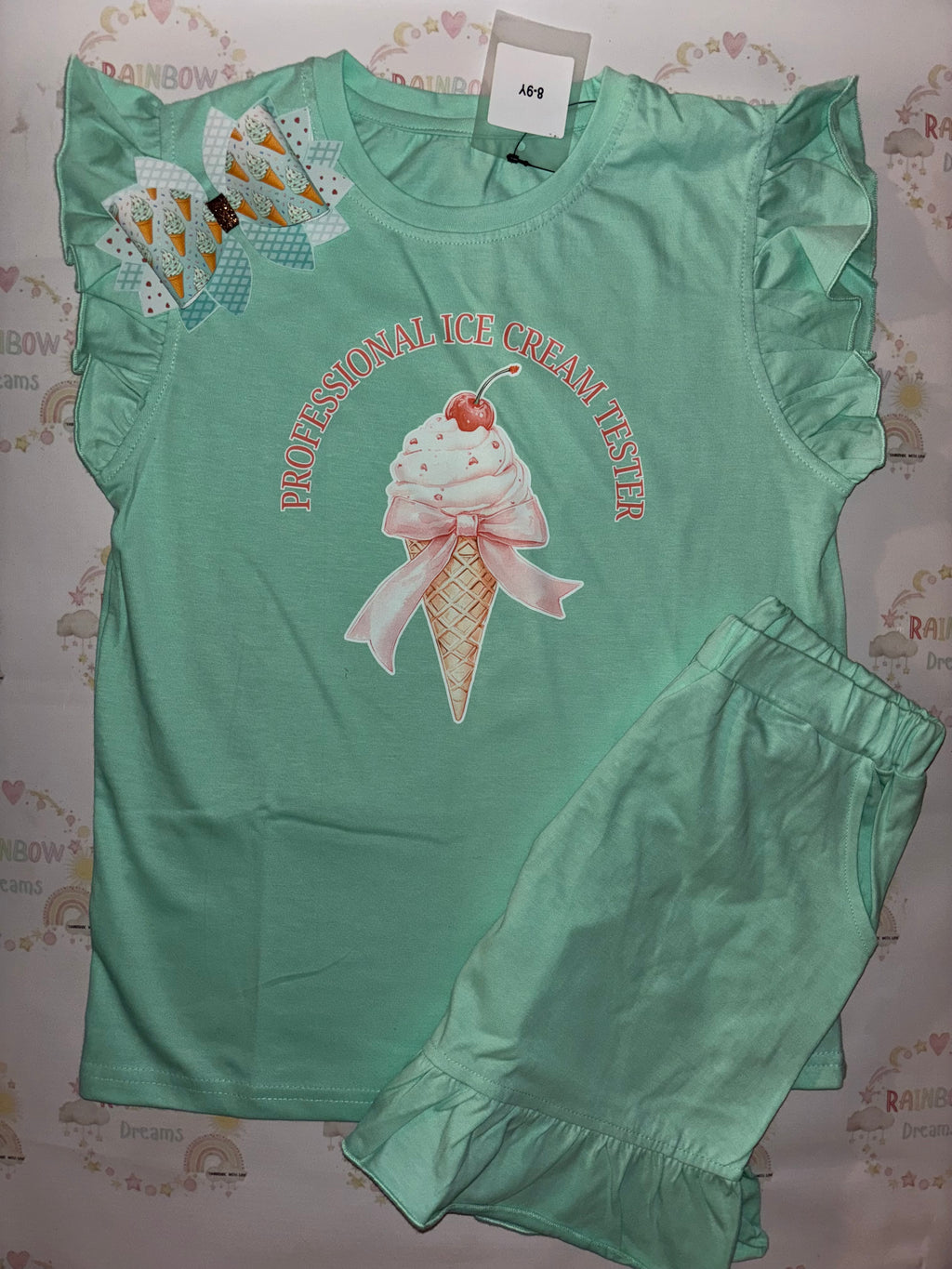 Custom Frill Shorts Set