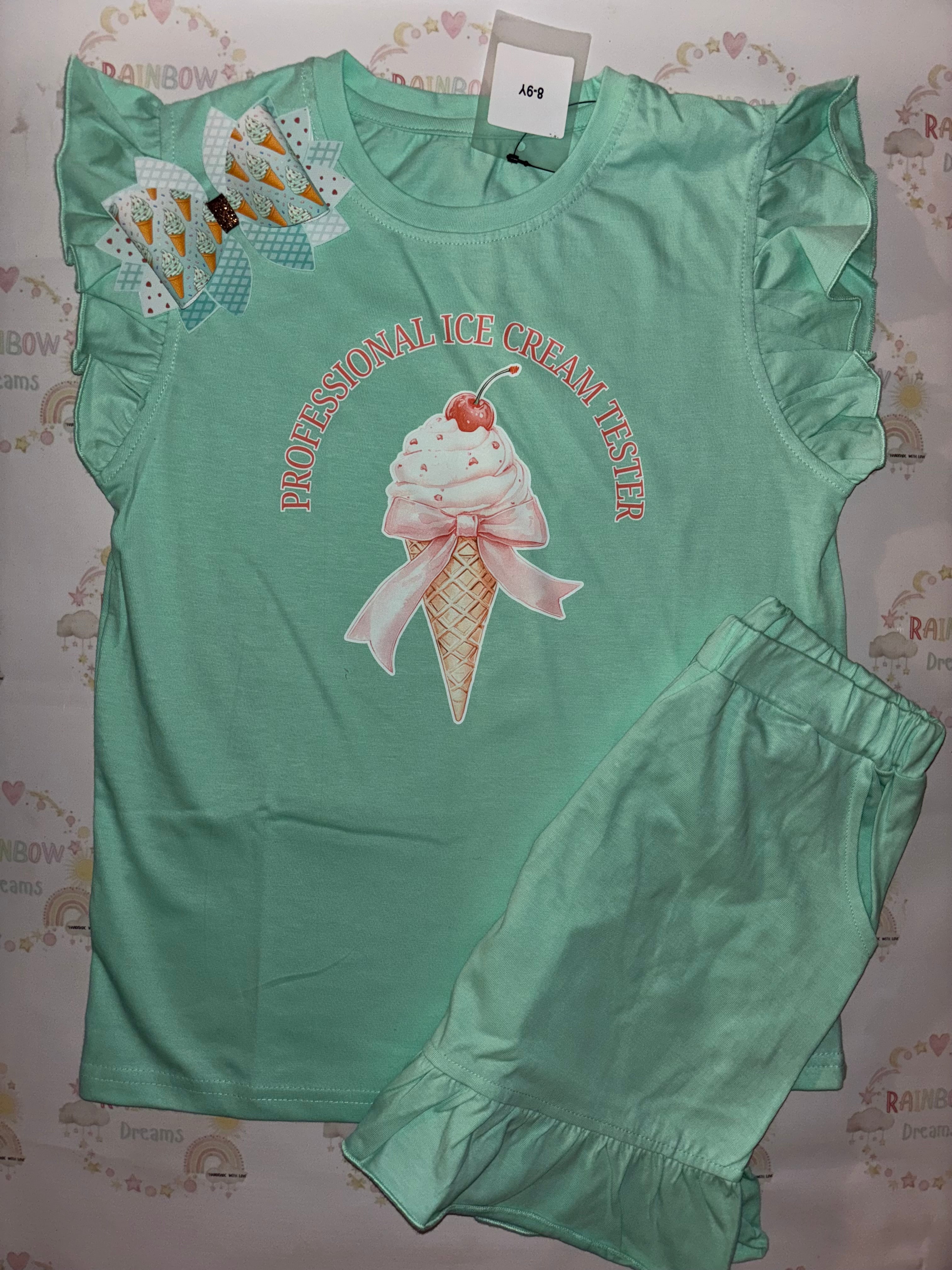 Custom Frill Shorts Set