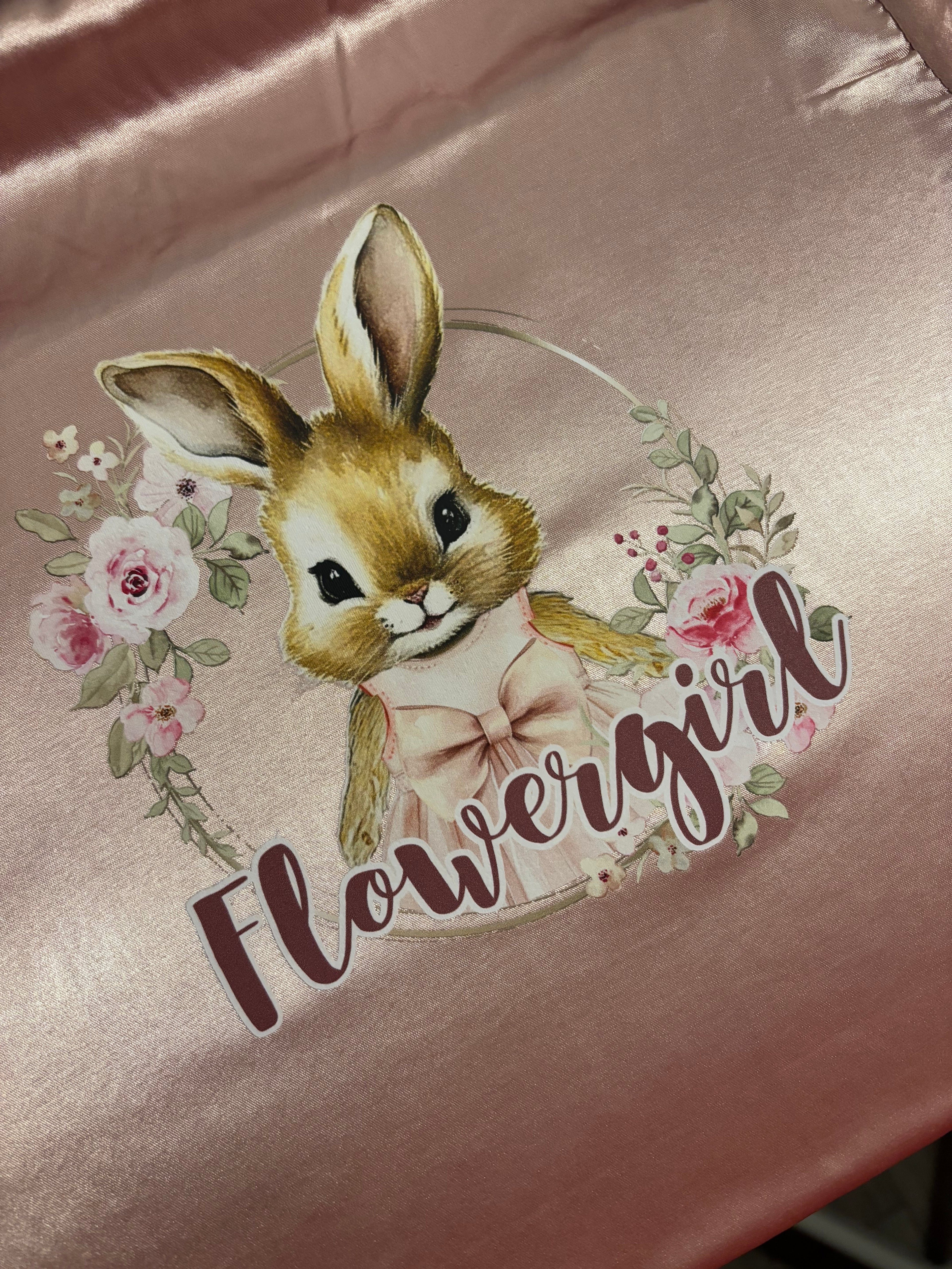Flowergirl / Younger Bridesmaid Satin Pyjamas