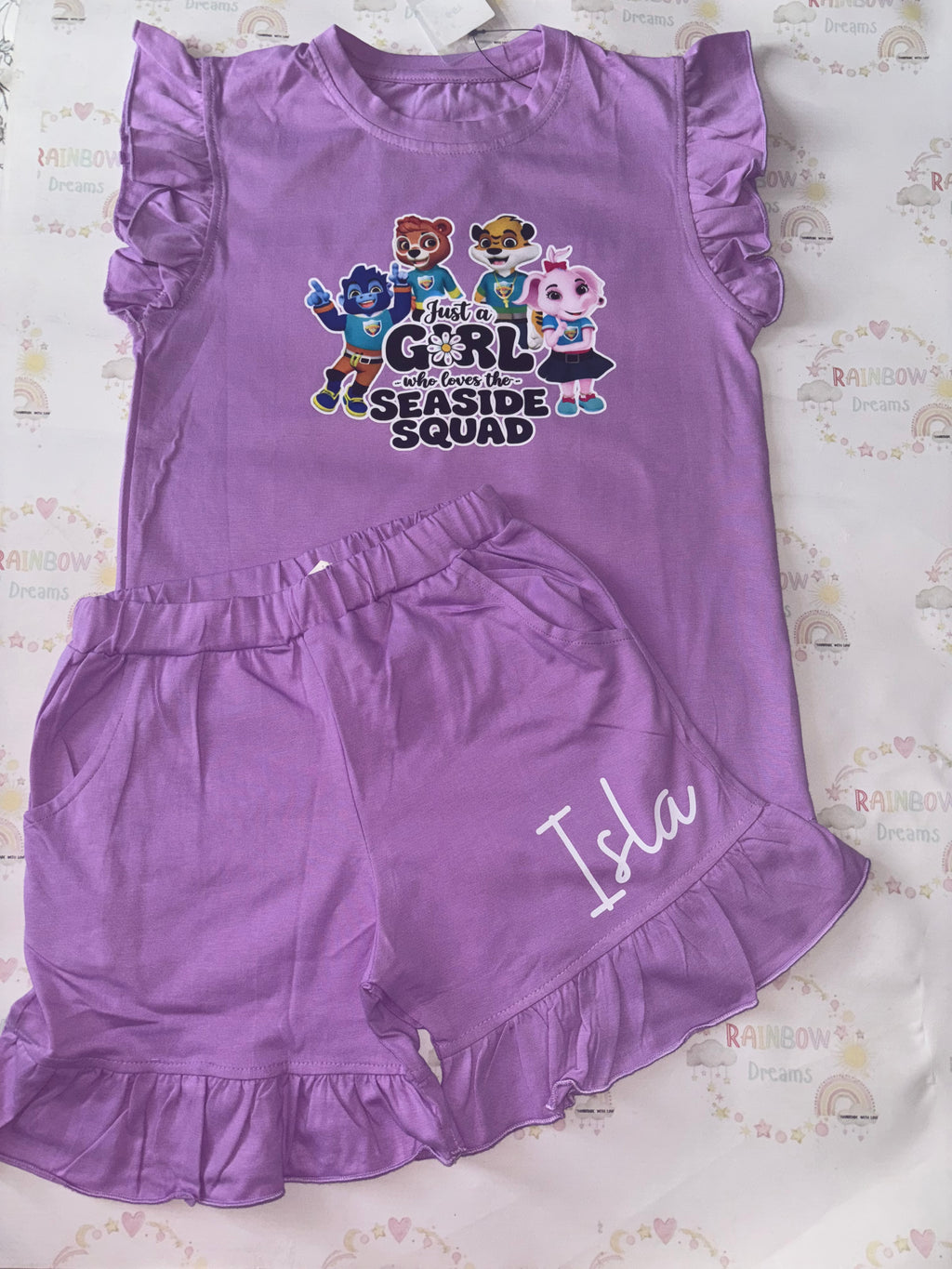 Custom Frill Shorts Set