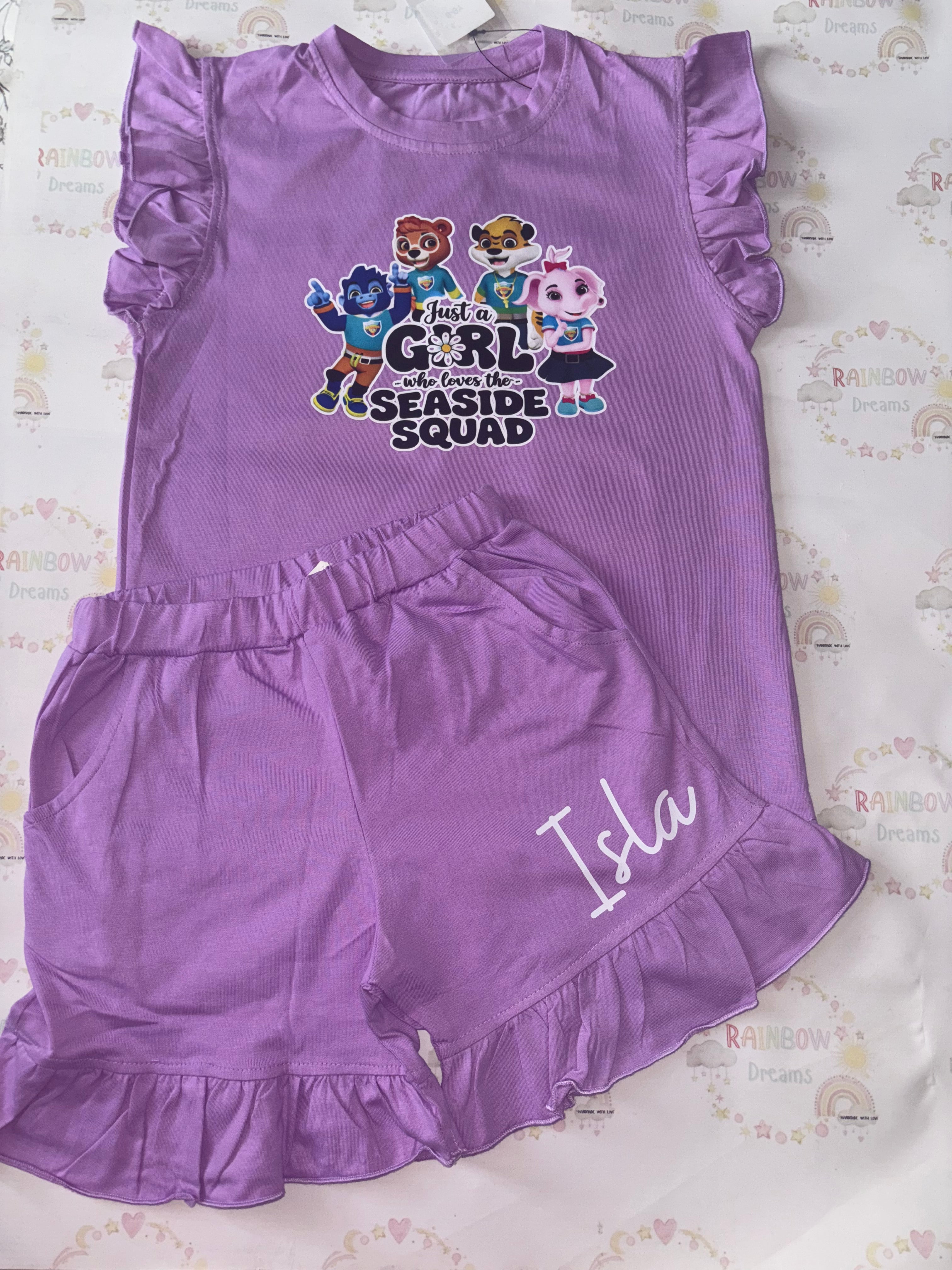 Custom Frill Shorts Set