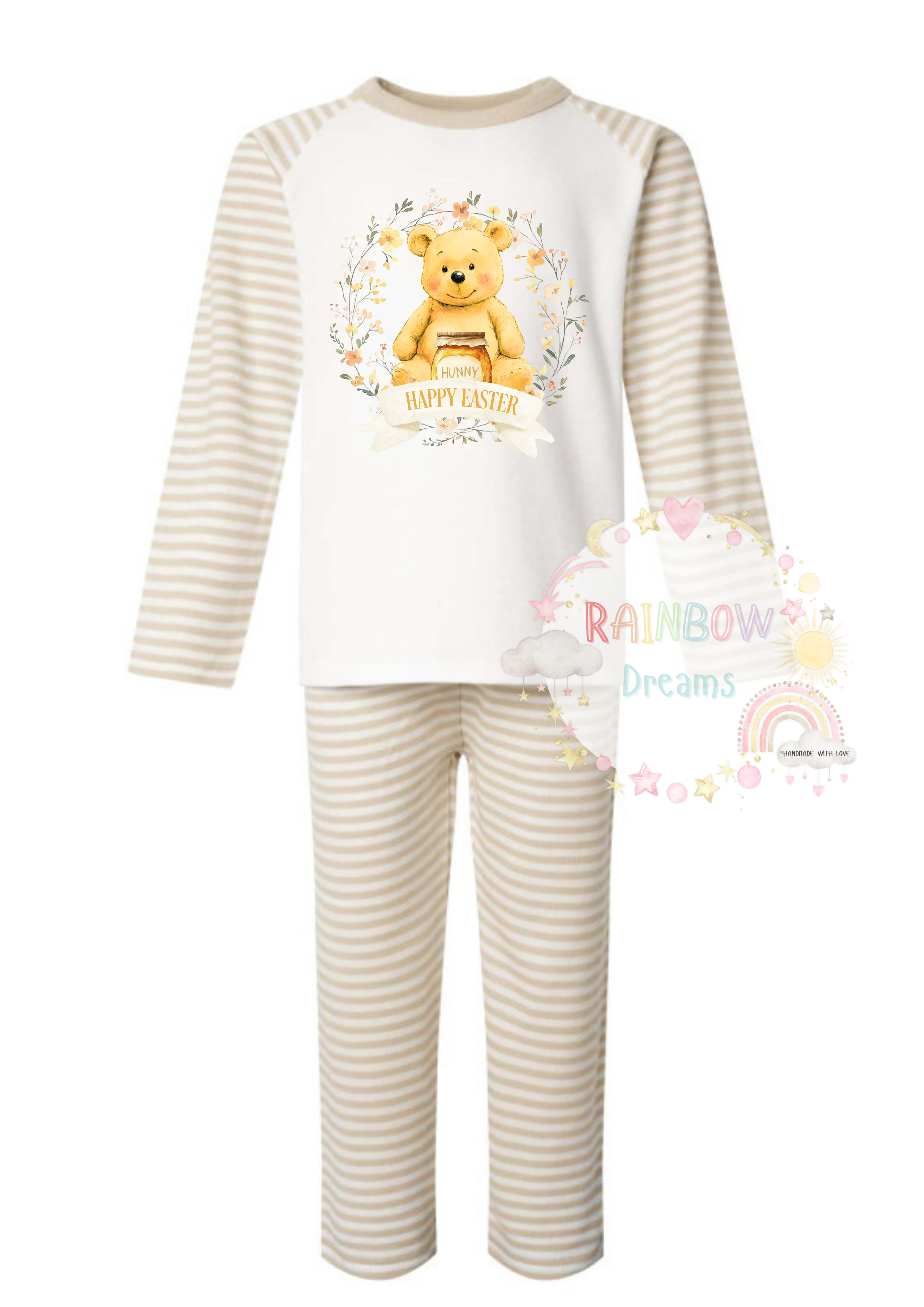 Easter Pyjamas - Beige Honey Bear