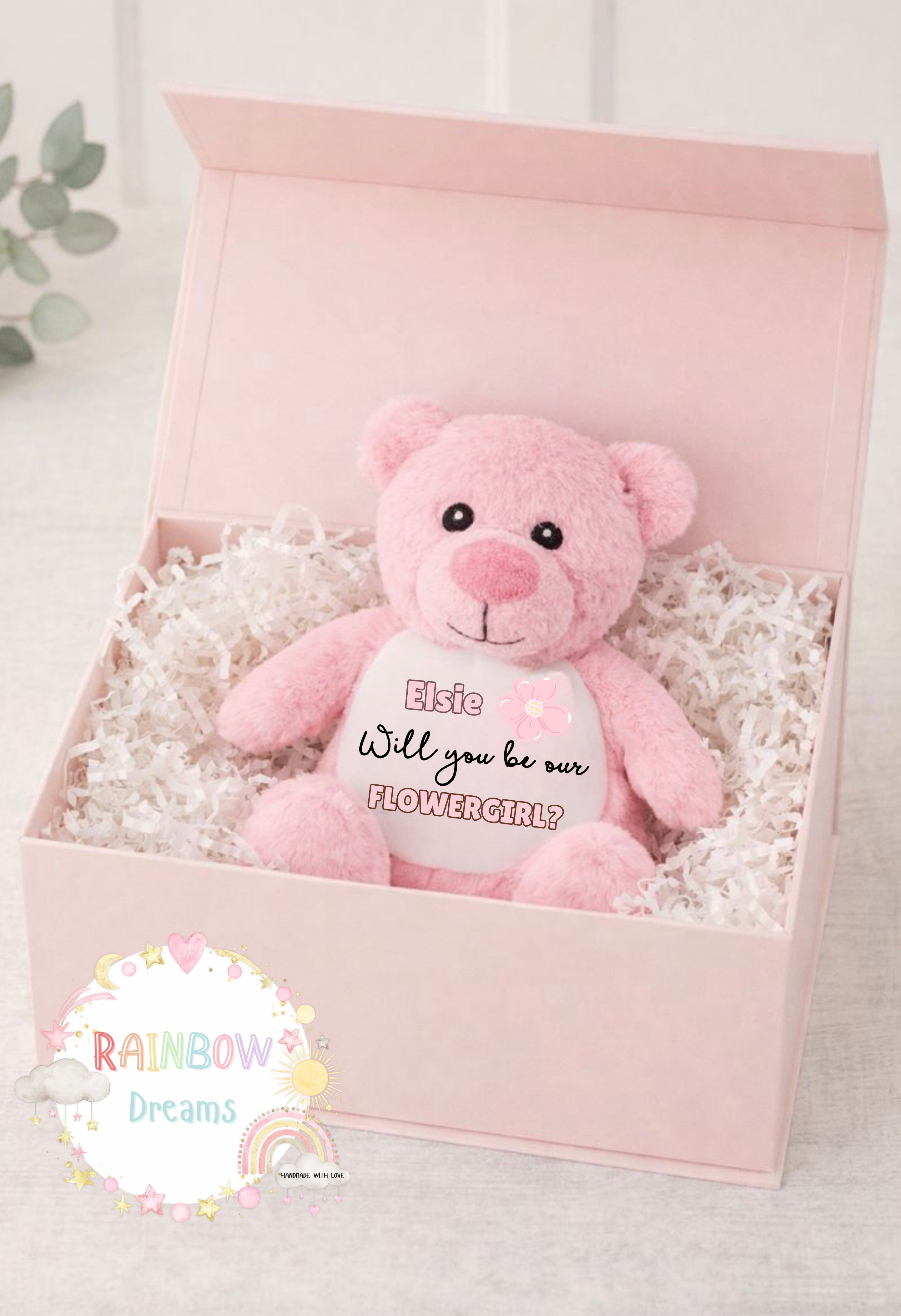 Flower girl/ Page boy proposal teddy bear