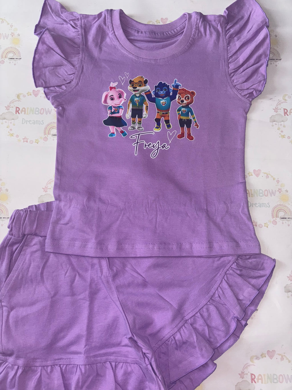 Custom Frill Shorts Set