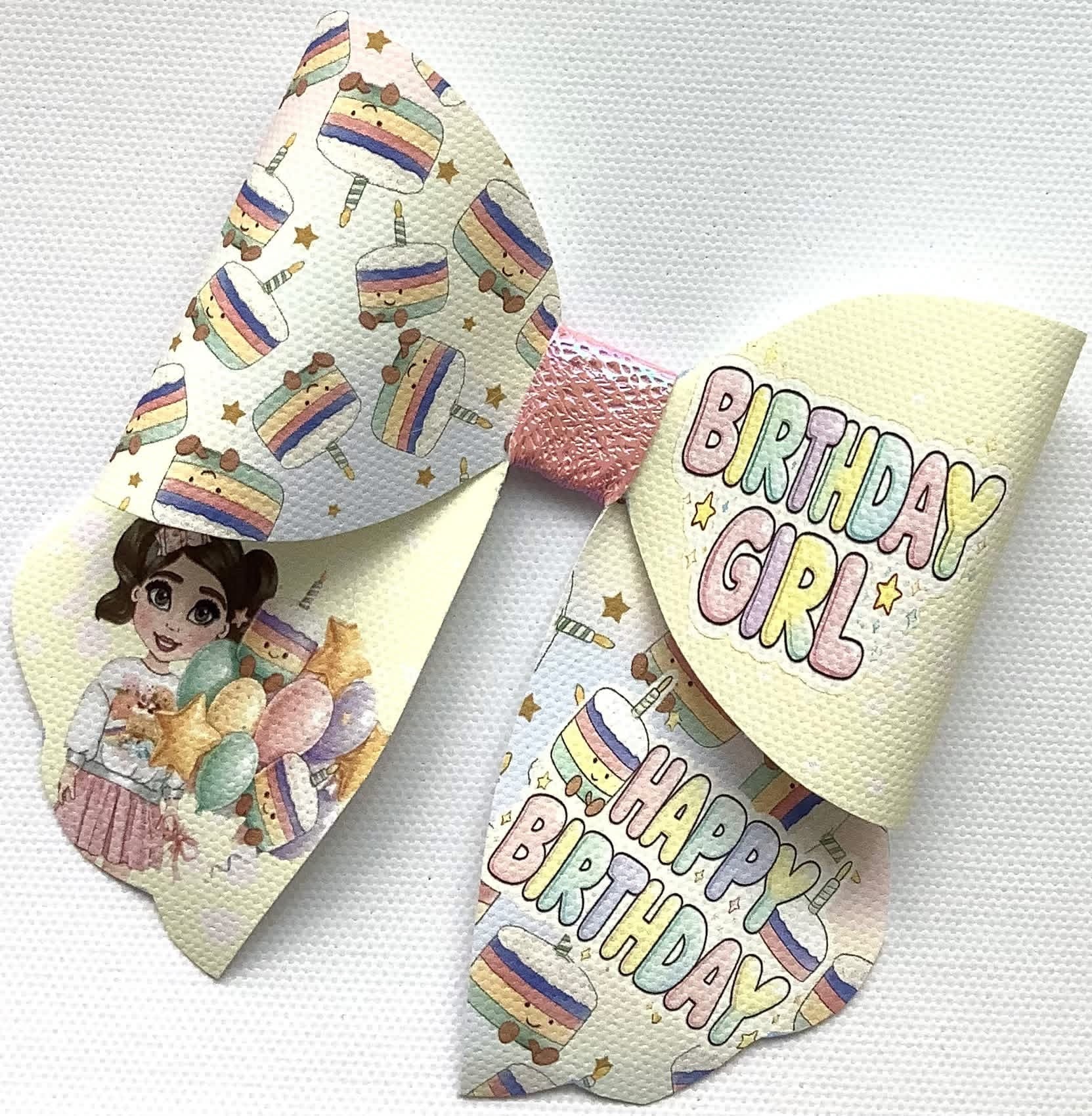 Birthday Girl Hair Bow
