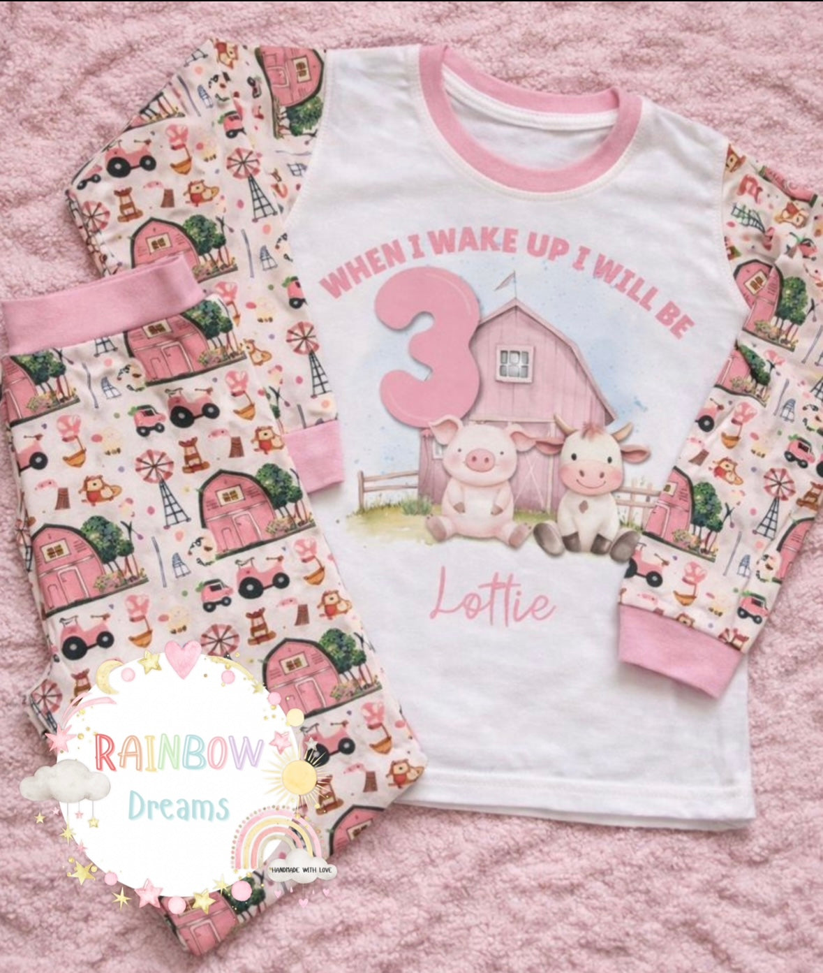 Birthday Pyjamas- Farmyard