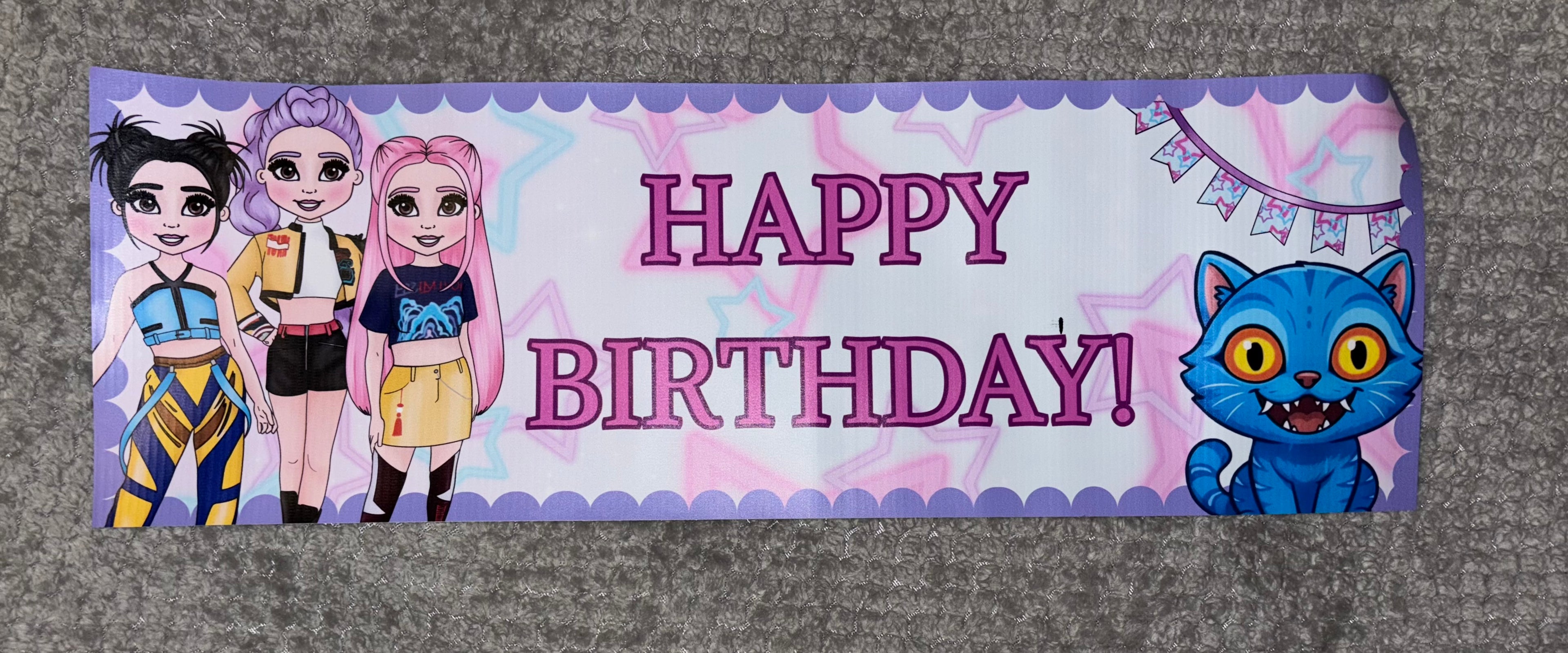 Kpop Birthday banner