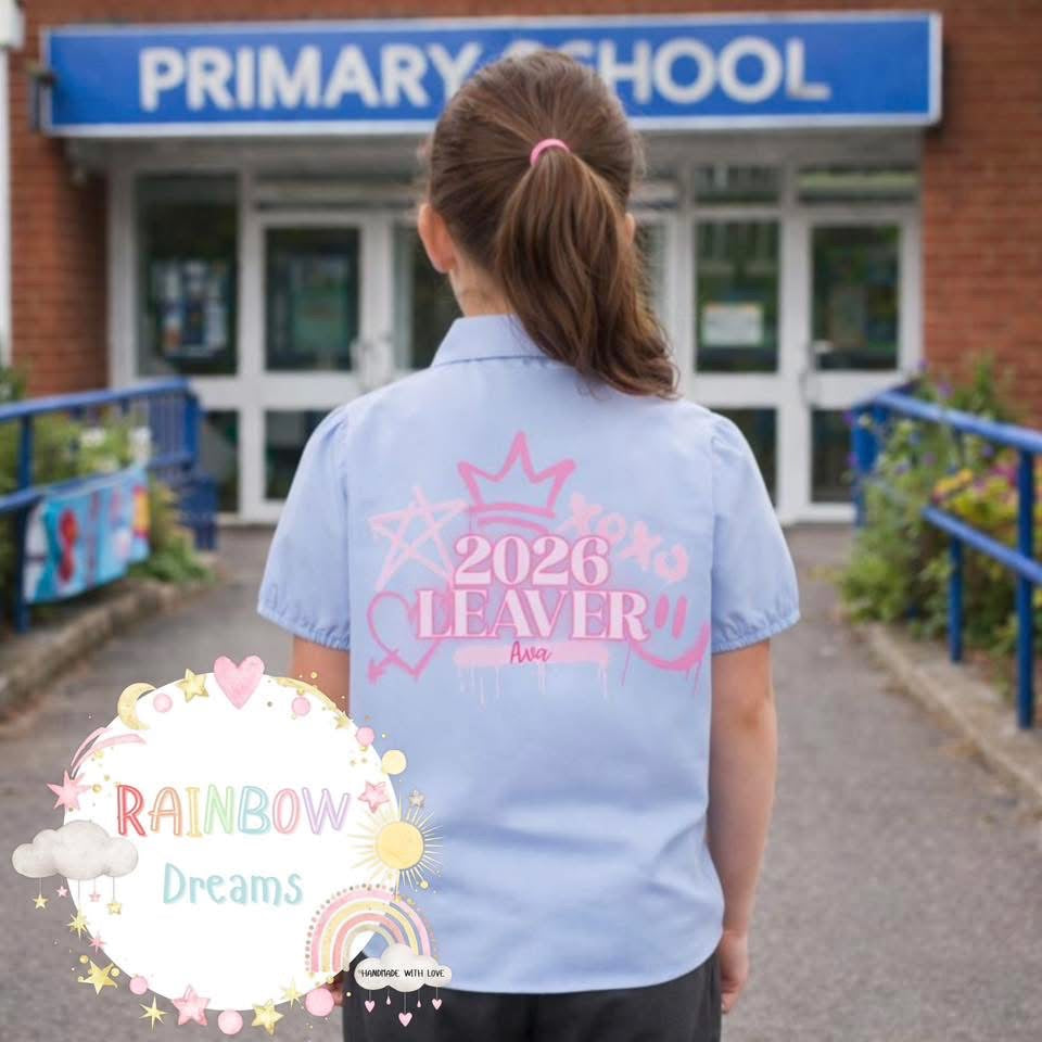 School Leavers Shirt - Blue
