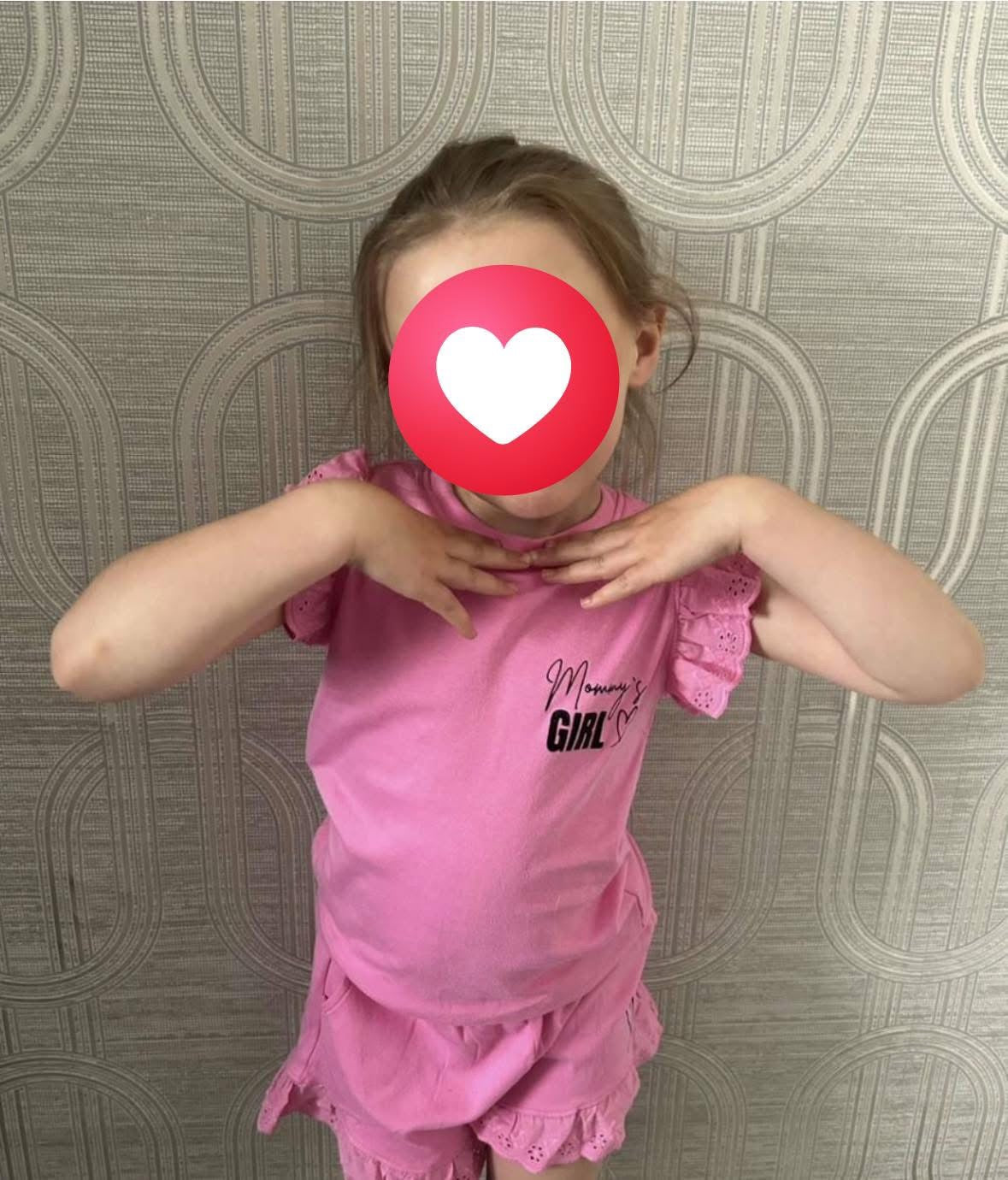 Personalised Frill Shorts Set