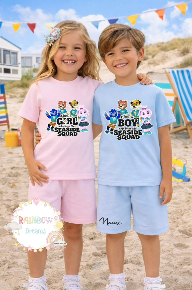 Holiday Squad Shorts Set