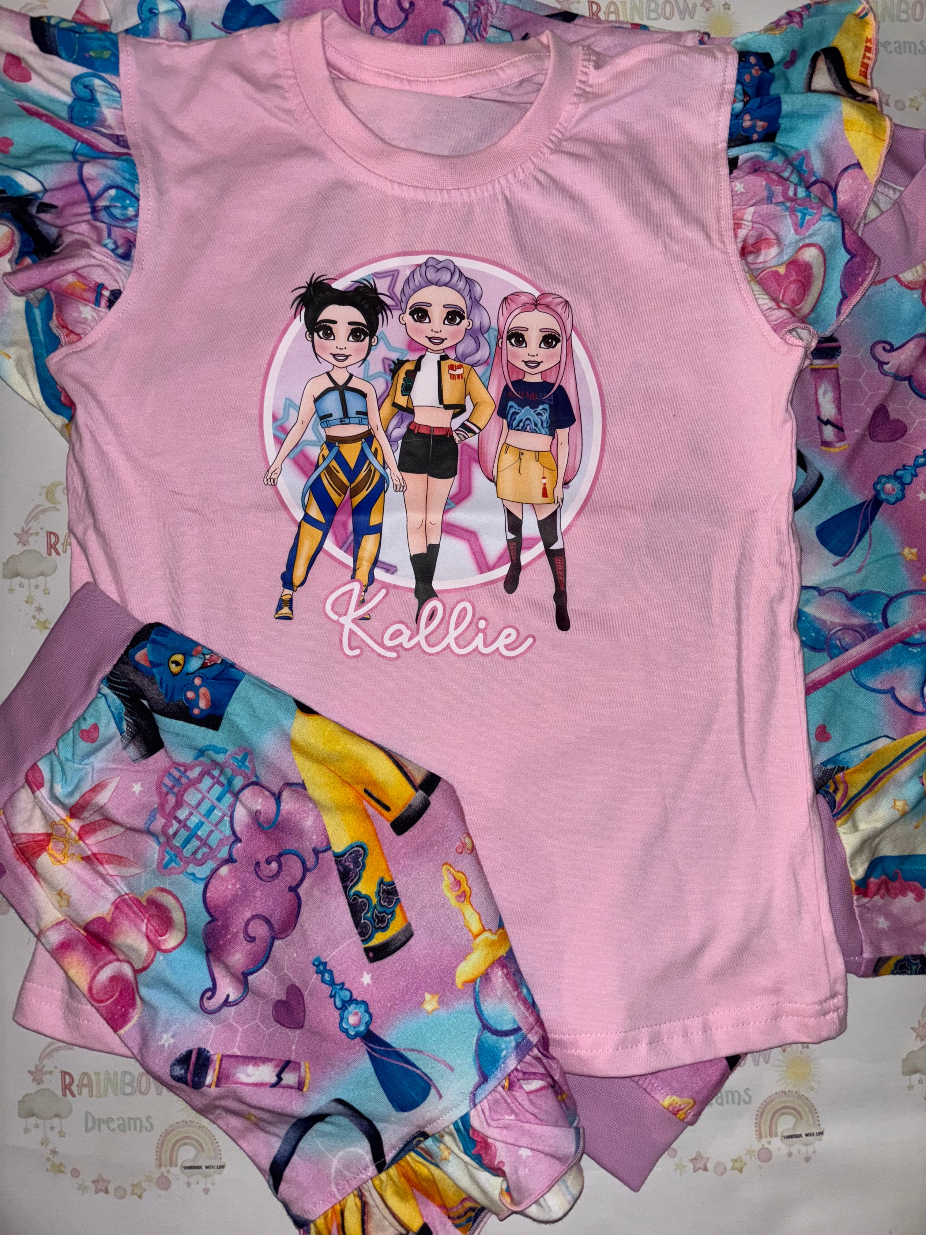 Kpop 3 peice summer outfit