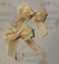 Custom Easter Hair Bows x2