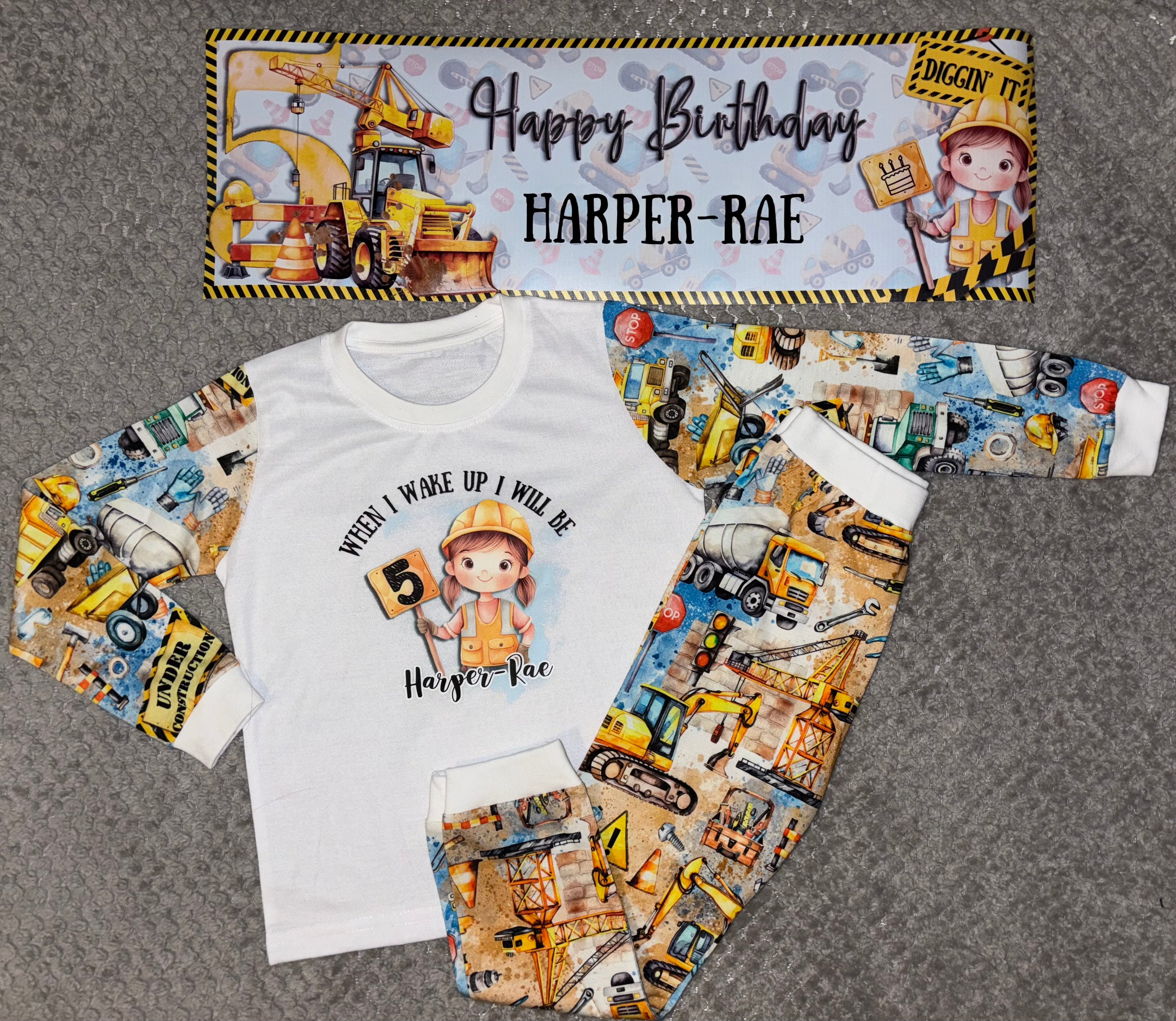 Birthday Pyjamas - Construction