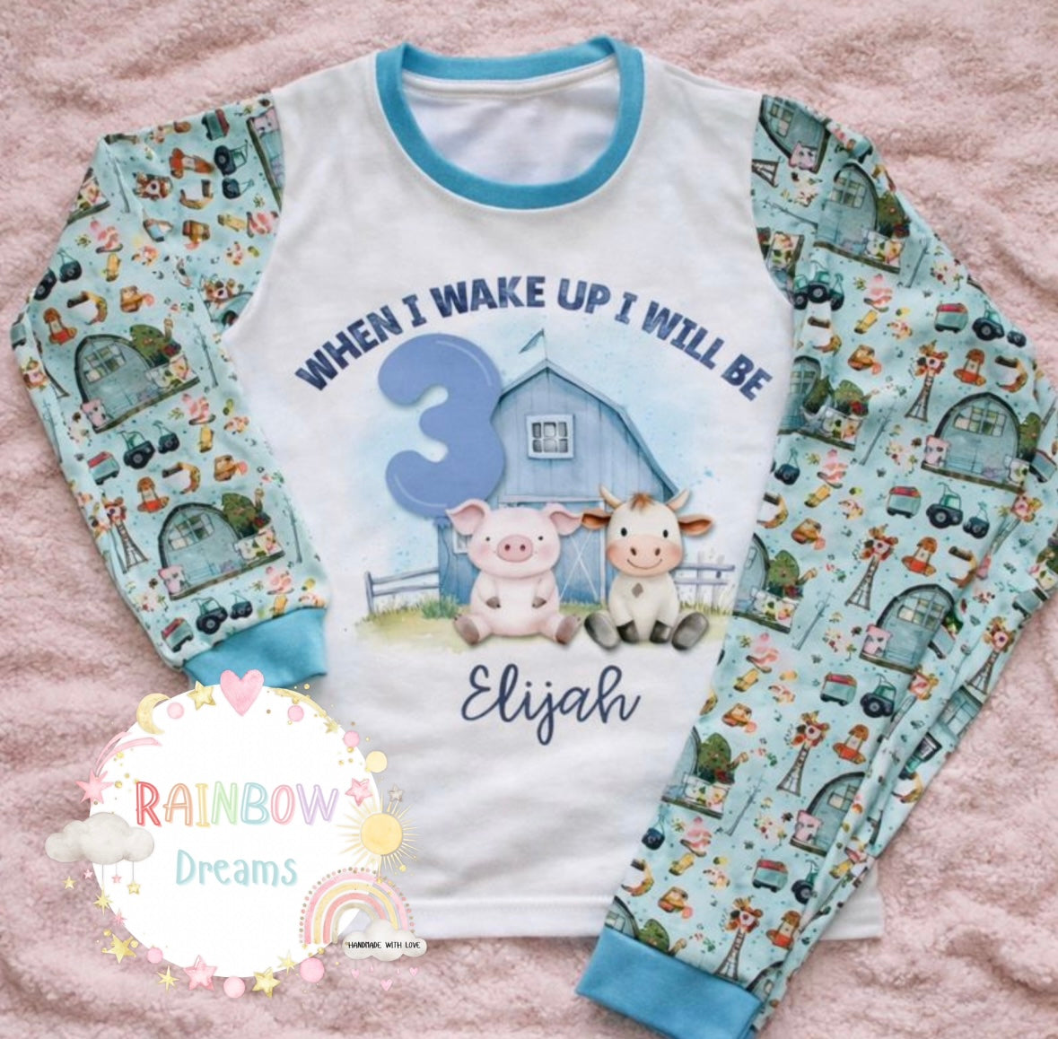 Birthday Pyjamas- Farmyard