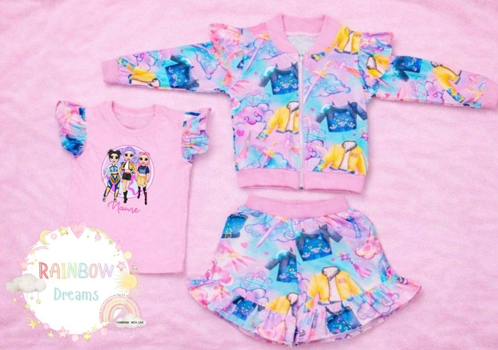 Kpop 3 peice summer outfit