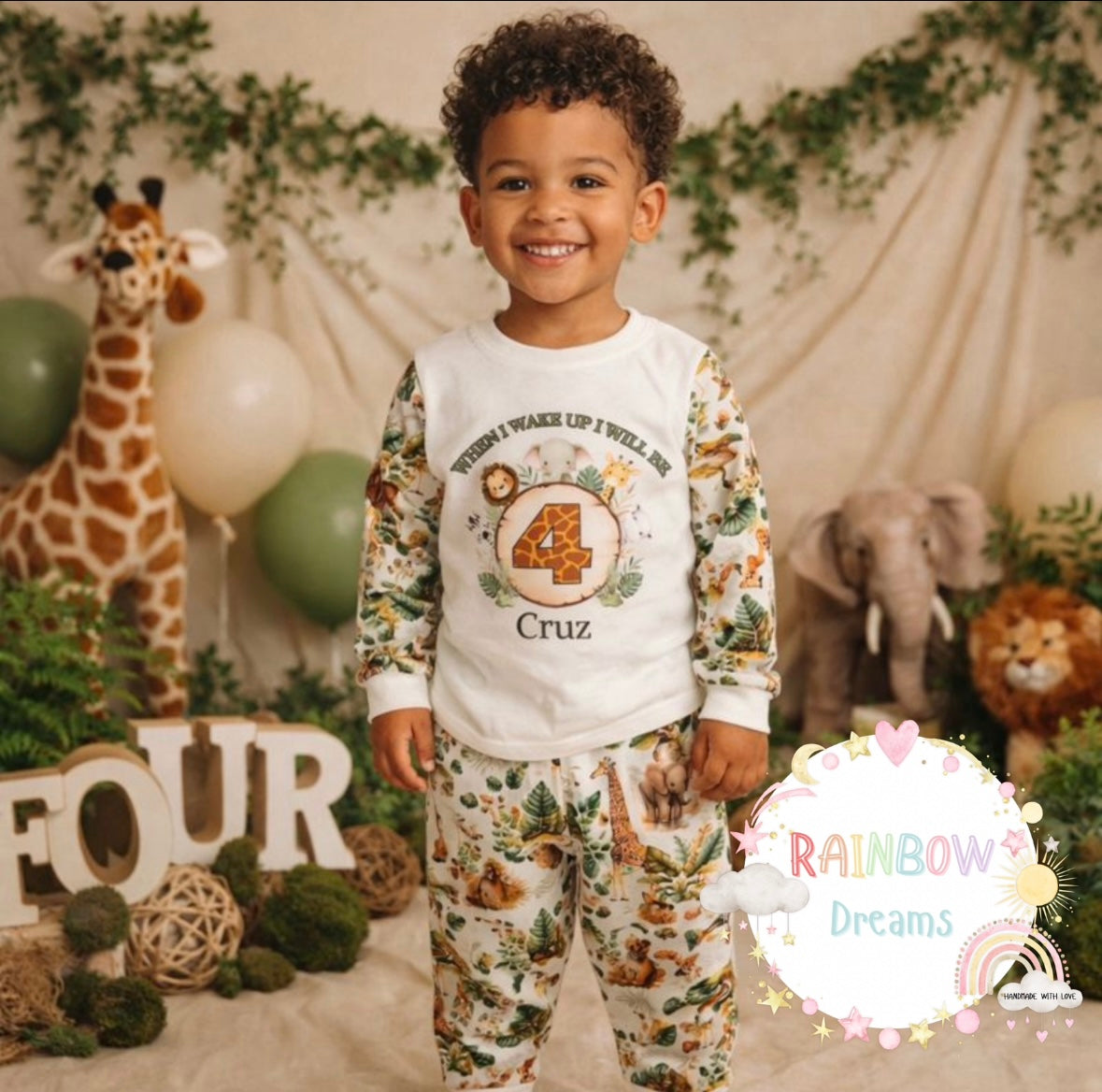 Birthday Pyjamas - Safari