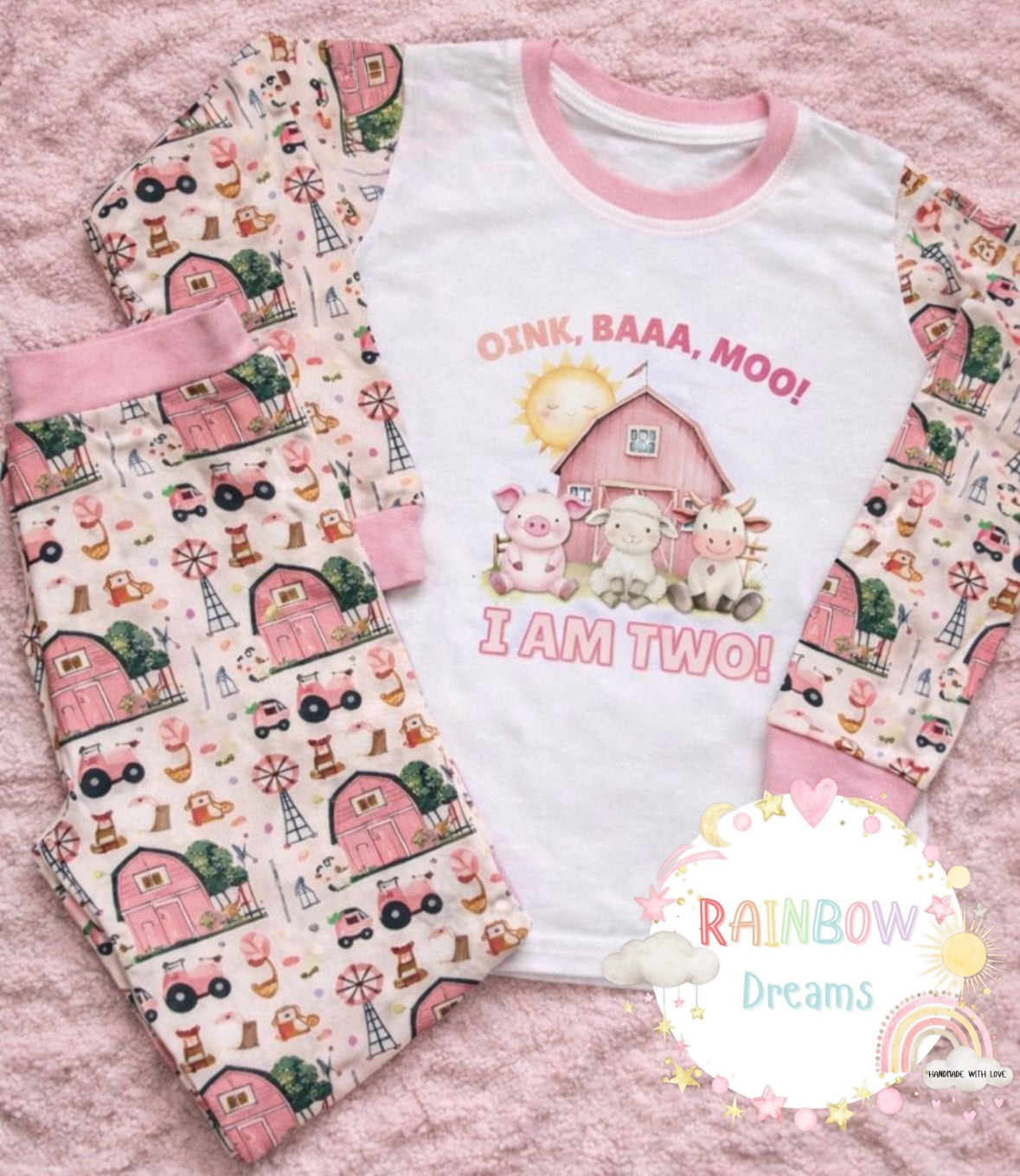 Birthday Pyjamas- Farmyard
