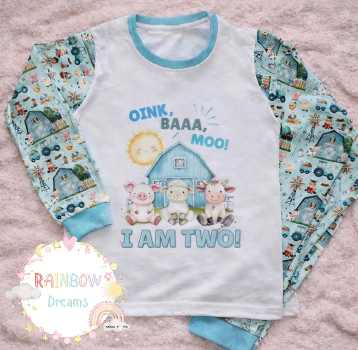 Birthday Pyjamas- Farmyard