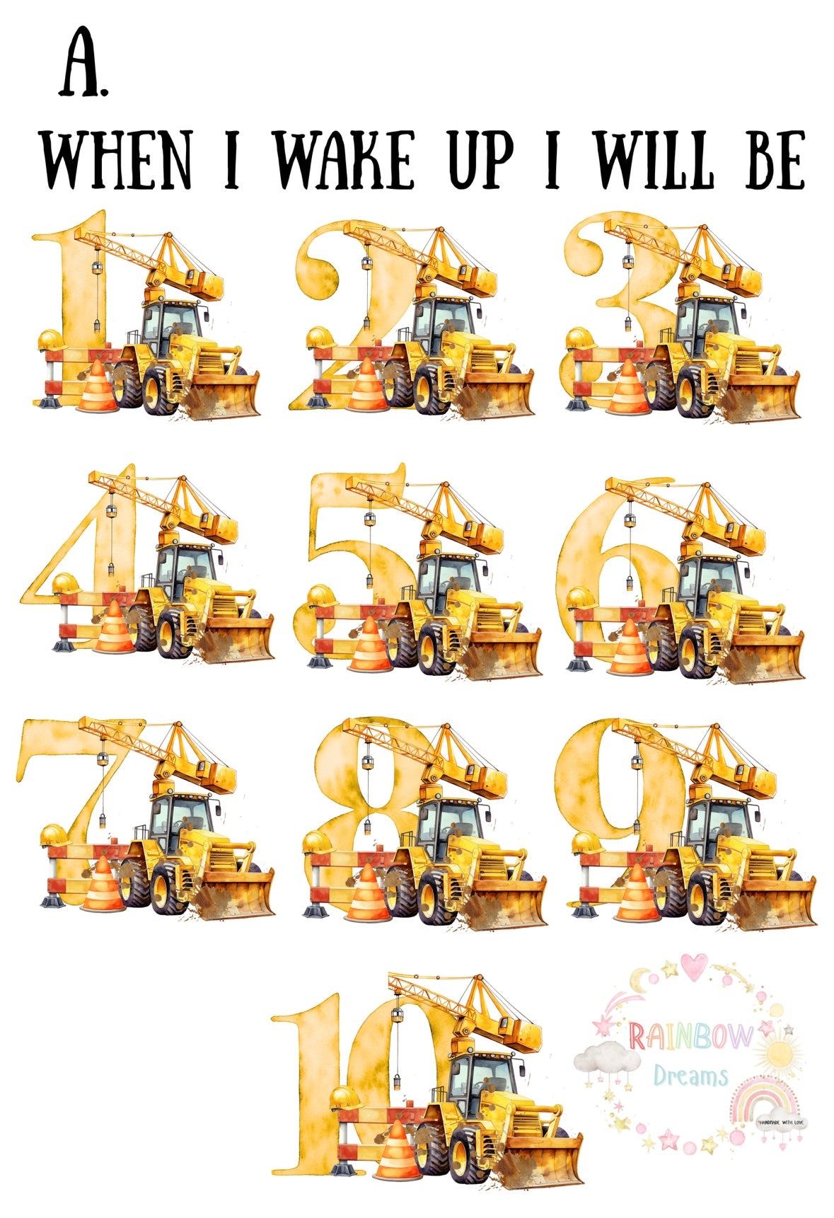 Birthday Pyjamas - Construction