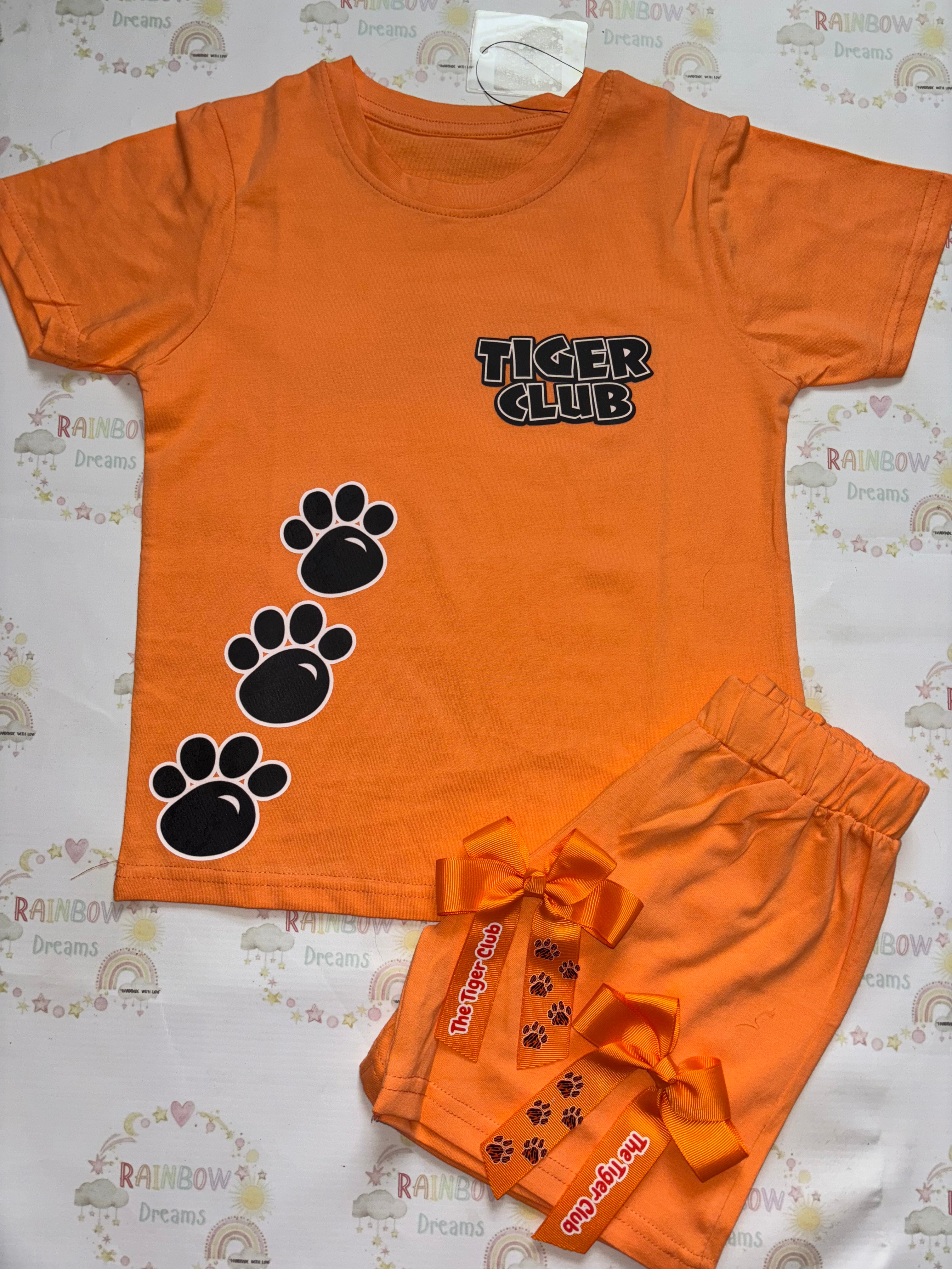 Tiger Club Shorts Set