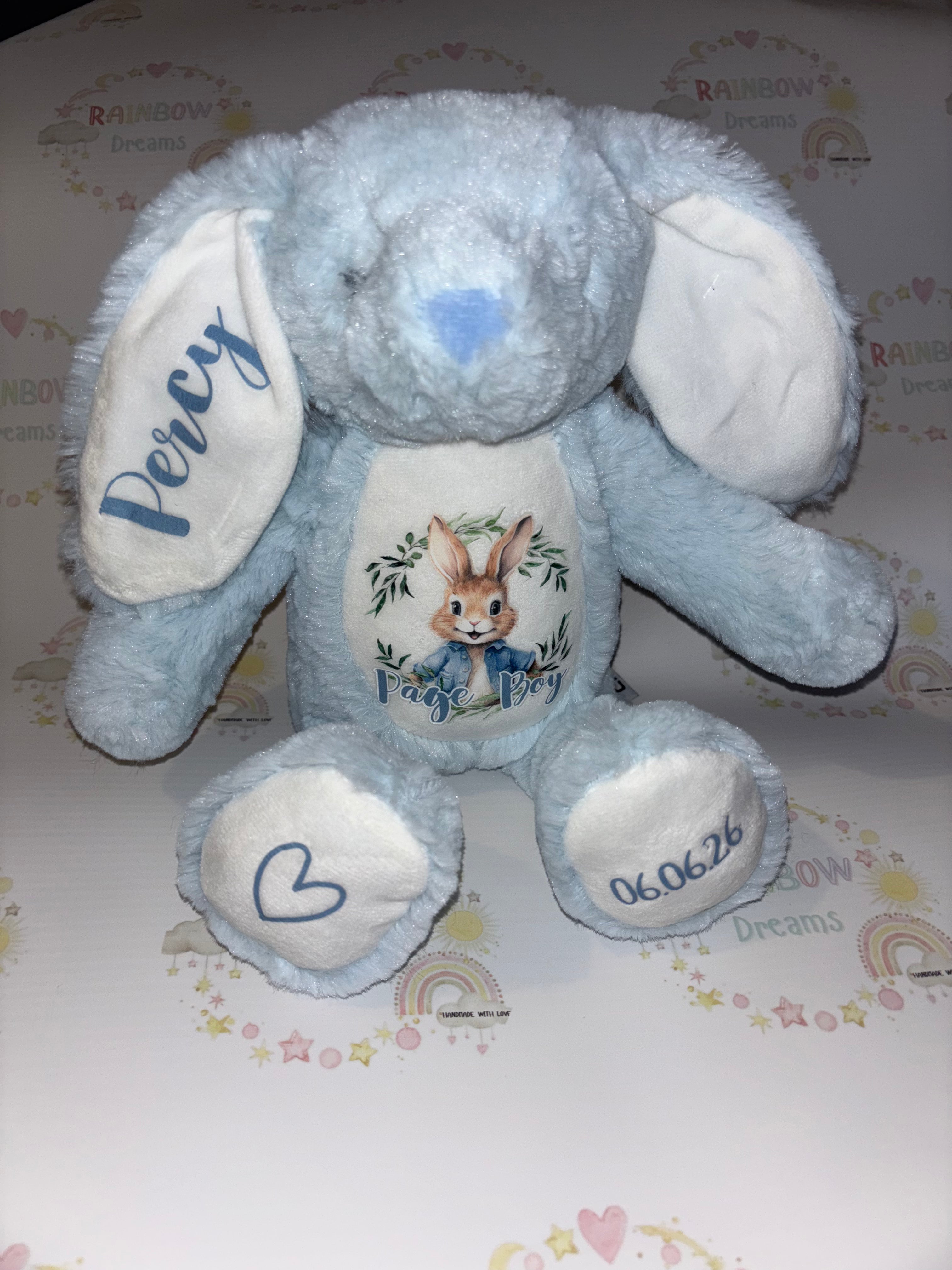 Personalised Flowergirl/Page Boy Bunny