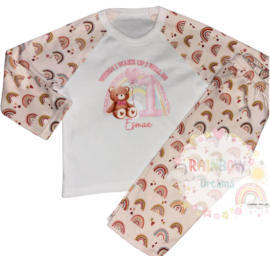 Birthday Pyjamas - Rainbows