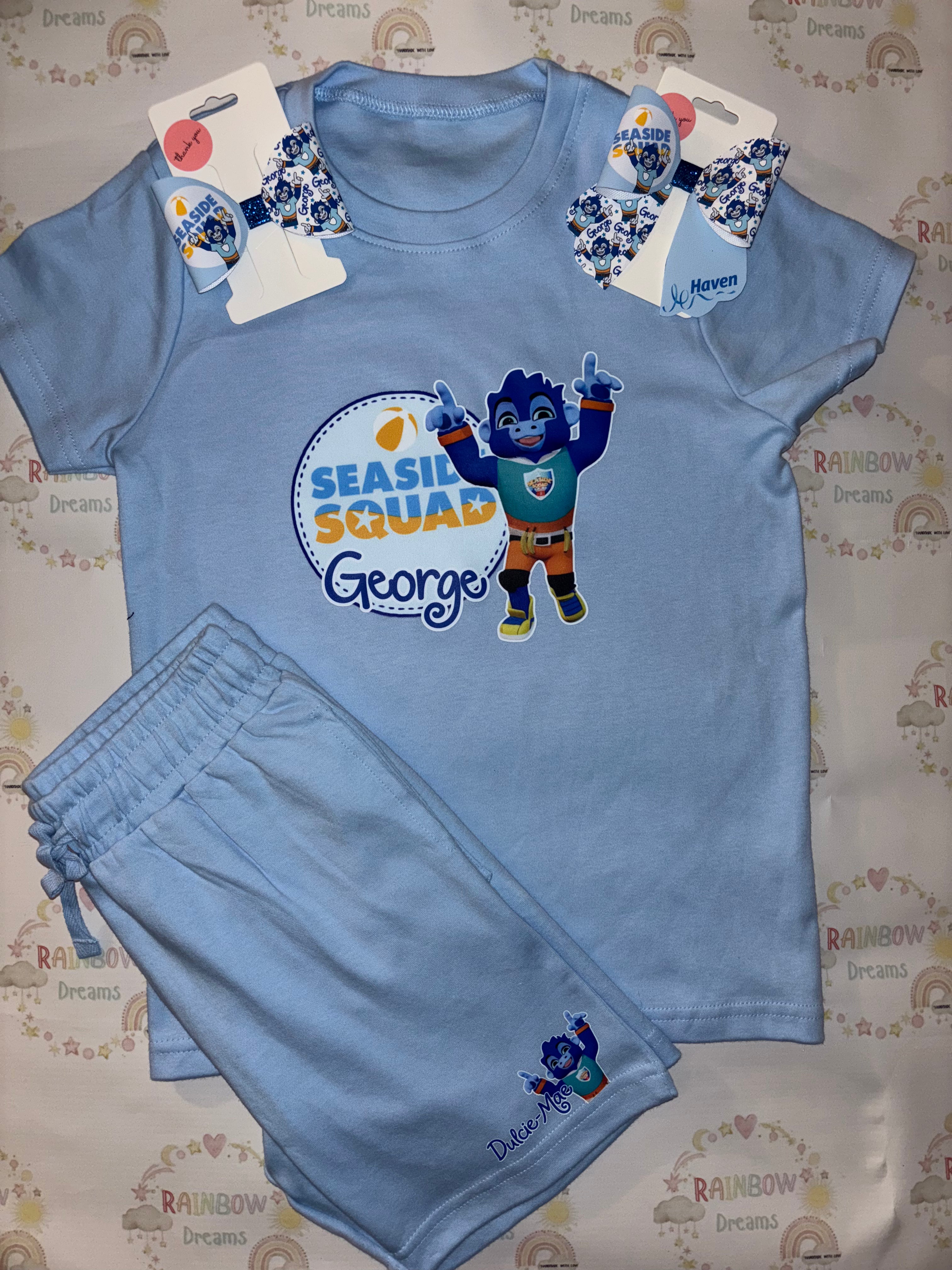 Holiday Squad Shorts Set