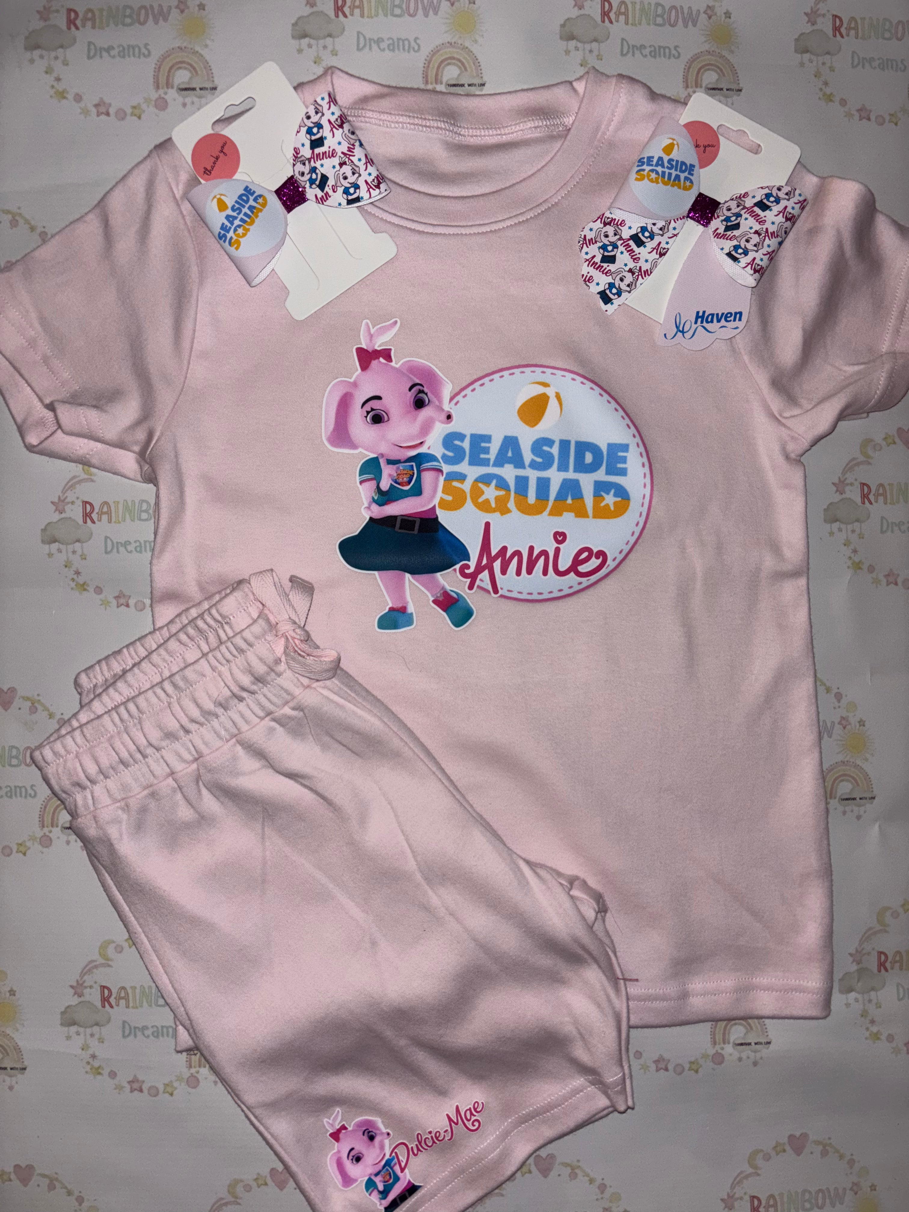Holiday Squad Shorts Set